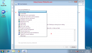 windows7-test-ekran-goruntusu-send-feedback