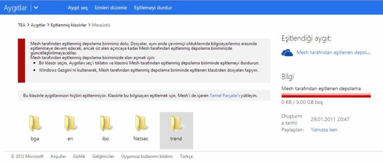 Windows Live Mesh から SkyDrive に移行する方法