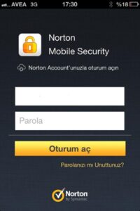 Norton-Mobile-Giris