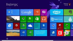 Windows 8.1 başlangıç ekranı