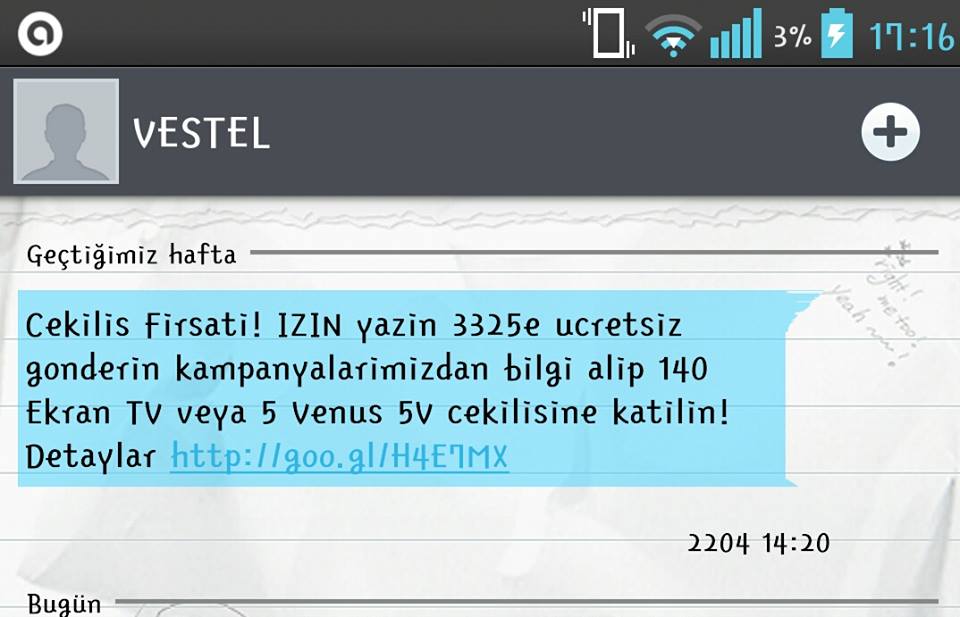 vestel_izin