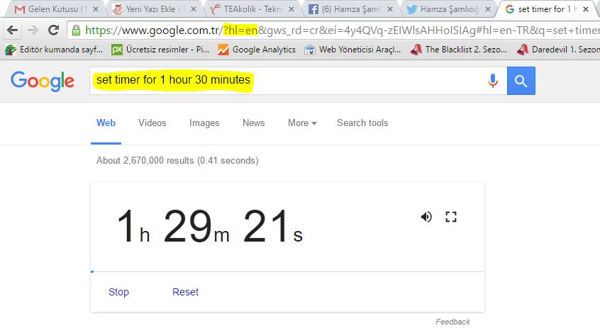 google hacks quot set timer x minutes quot google set timer for 15 minutes