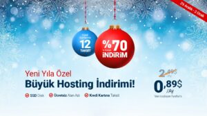 yeni yıl hosting indirimi