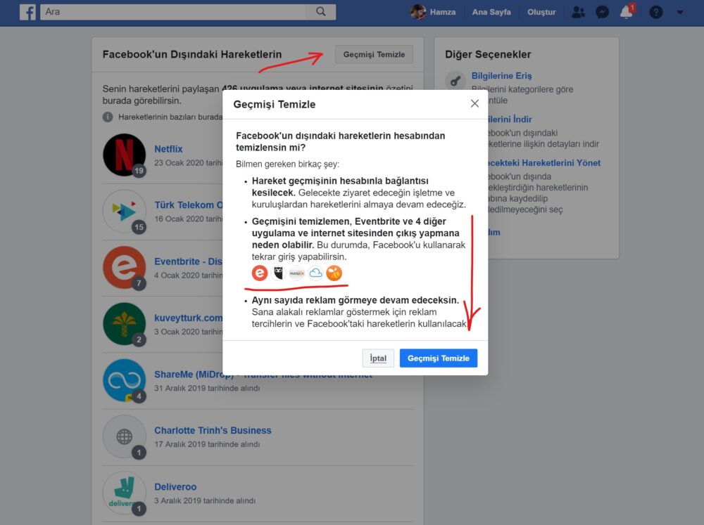 Facebook Datanızı Nasıl Alıyor ve Nasıl Silebilirsiniz?