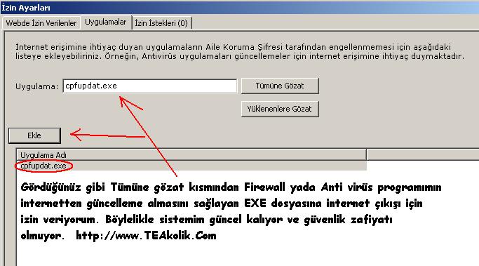 Ttnet aile koruma kaldırma